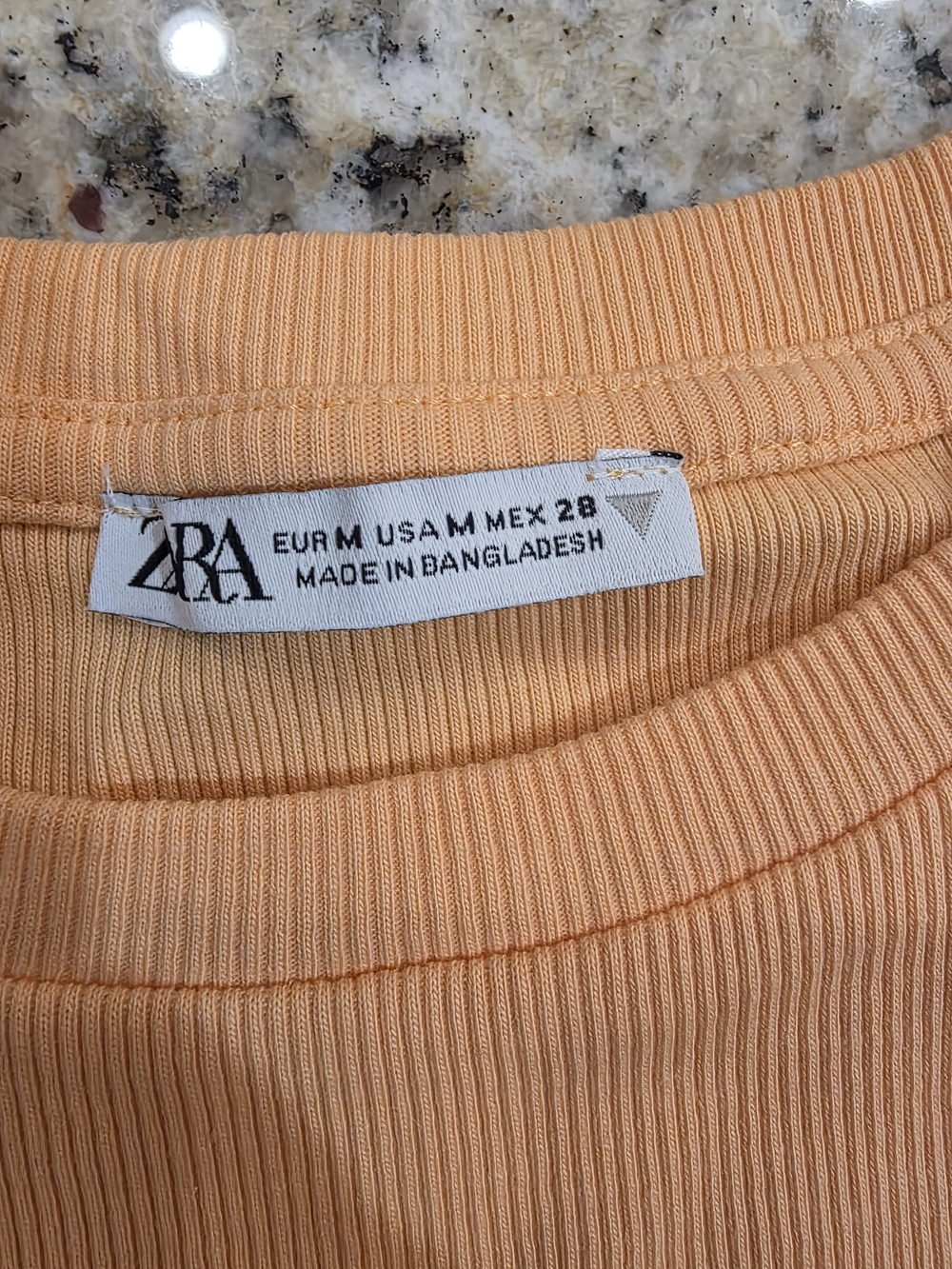 Zara Ruffle Sleeve Ribbed Tank Top Size M - Picture 4 of 4